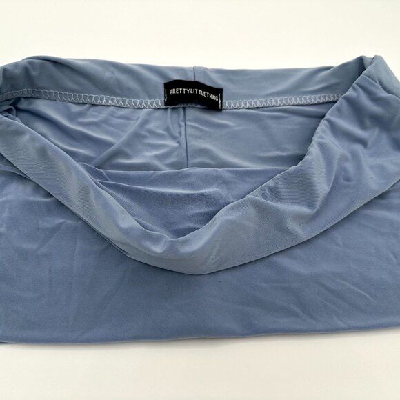 PrettyLittleThing Blue Bandeau Top - Picture 3 of 3